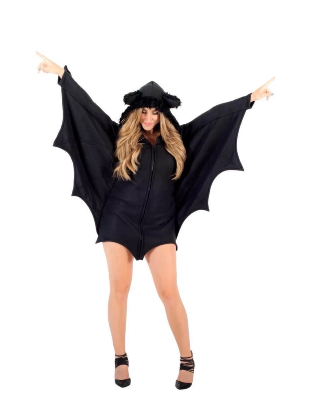 Women's Cozy Lady Bat Woman Costume for Halloween size M (Pre-Owned)
